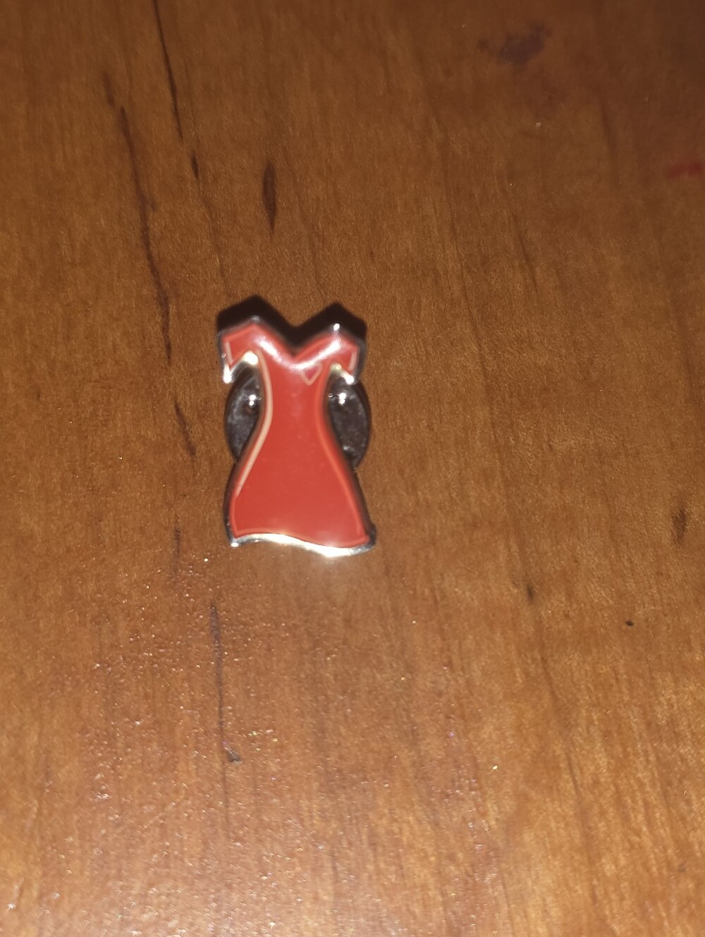 Native American Red Dress Lapel Pin